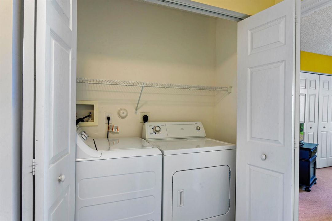 Upstairs Laundry Closet