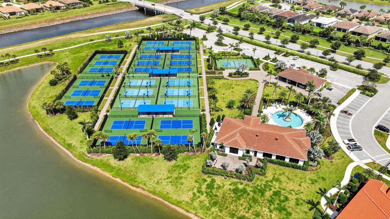 Aerial View Pickleball Courts (5)