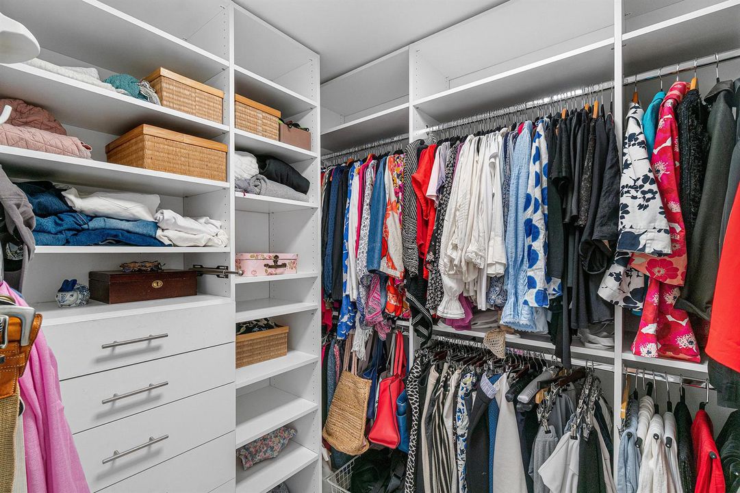 Primary Walk-in closet