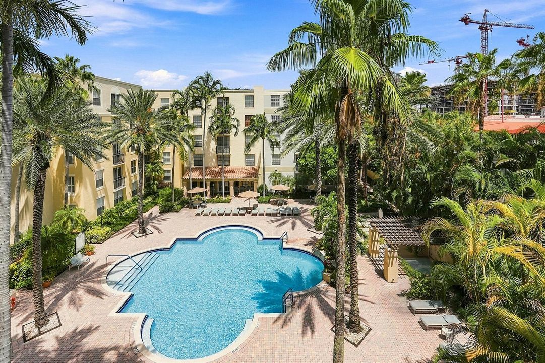 Pool courtyard