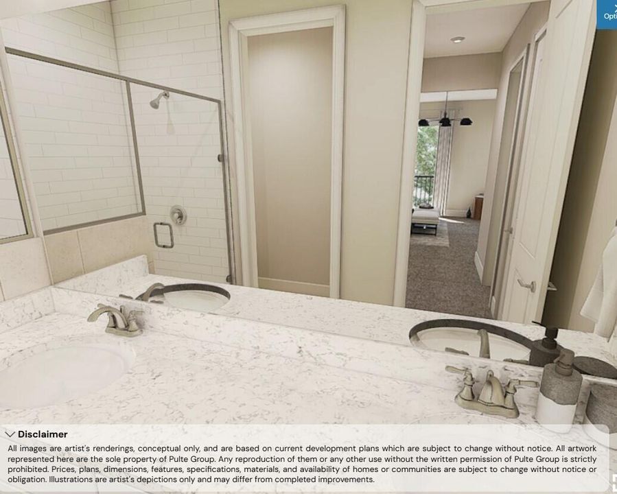Owner's Bath Rendering
