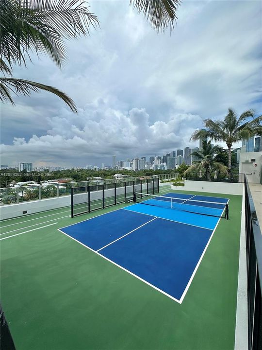 Pickleball court