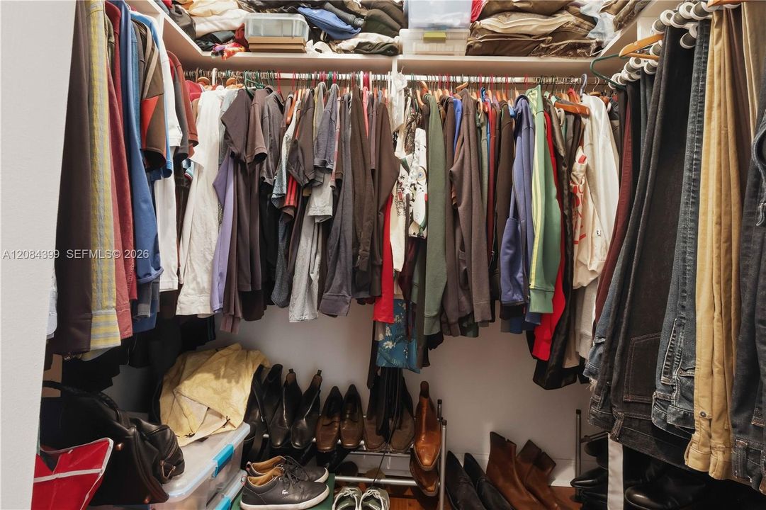 Master closet