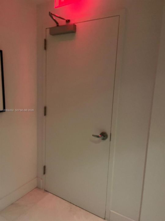Garbage disposal room