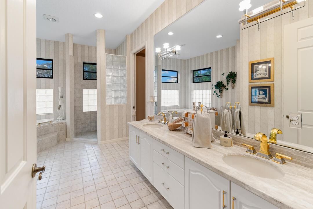 Spacious vanity