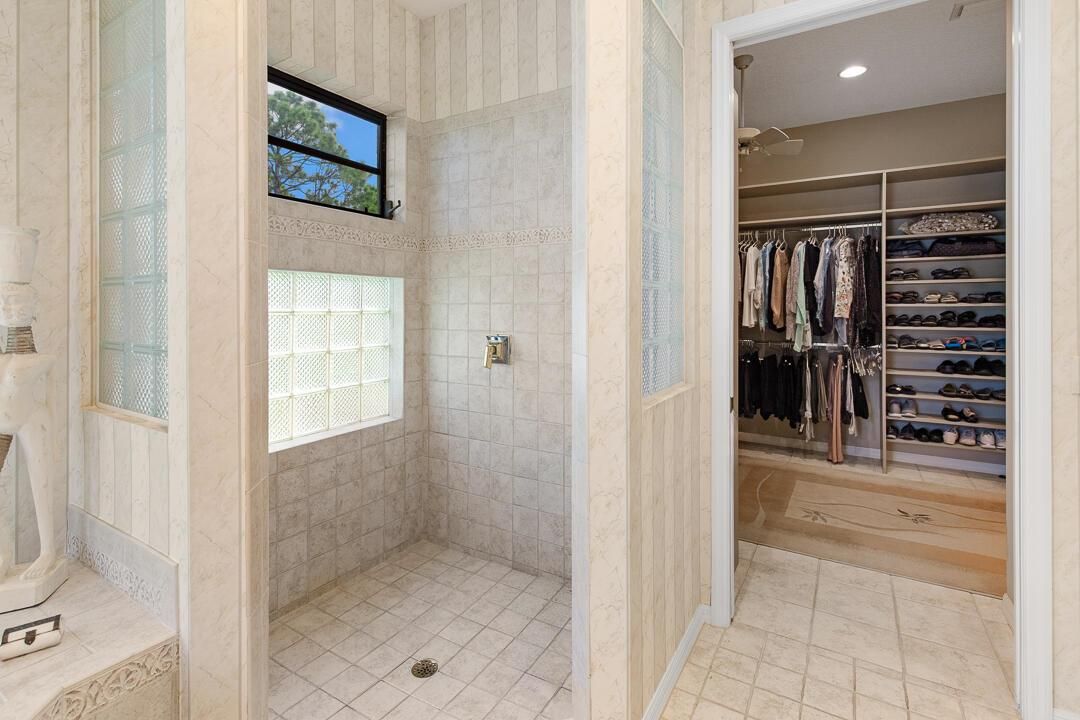 Separate shower