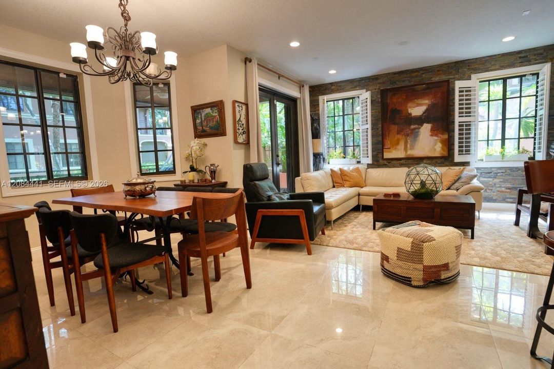 Open Living - Dining area