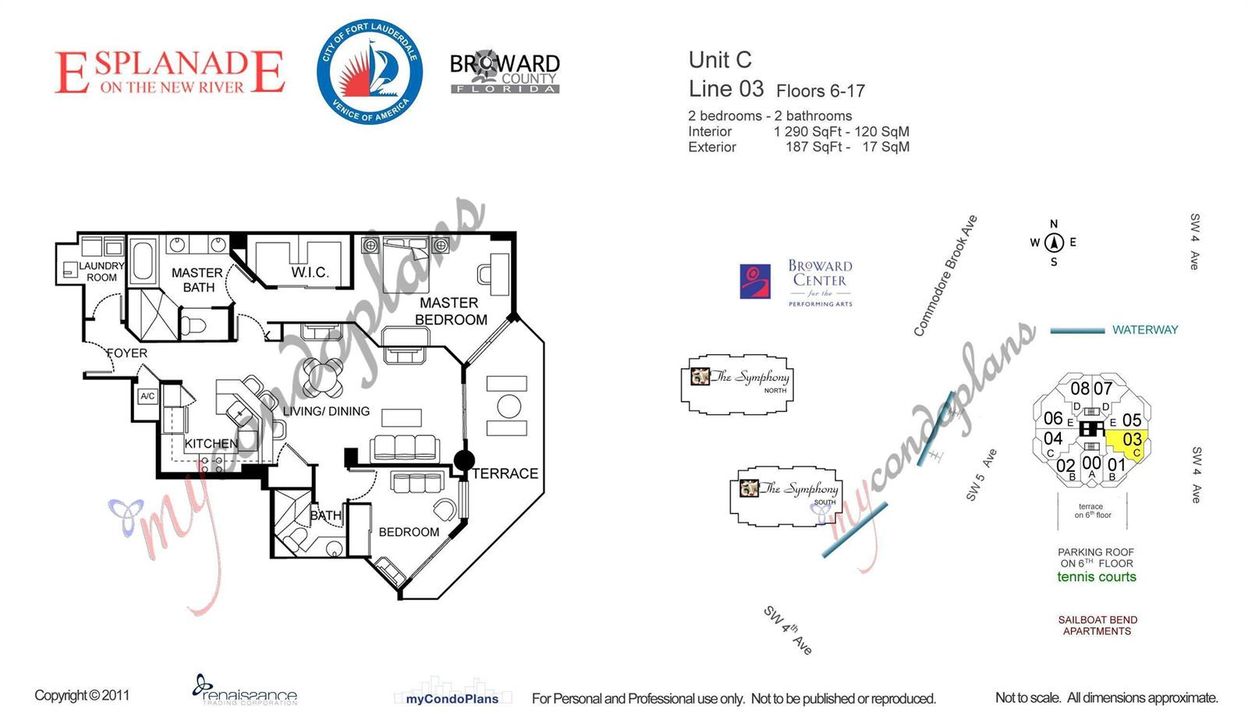Esplanade Floor Plan #1003