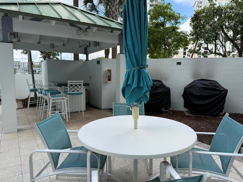 BBQ and Patio Area