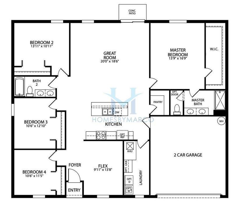 Image 2A_Willow floor plan