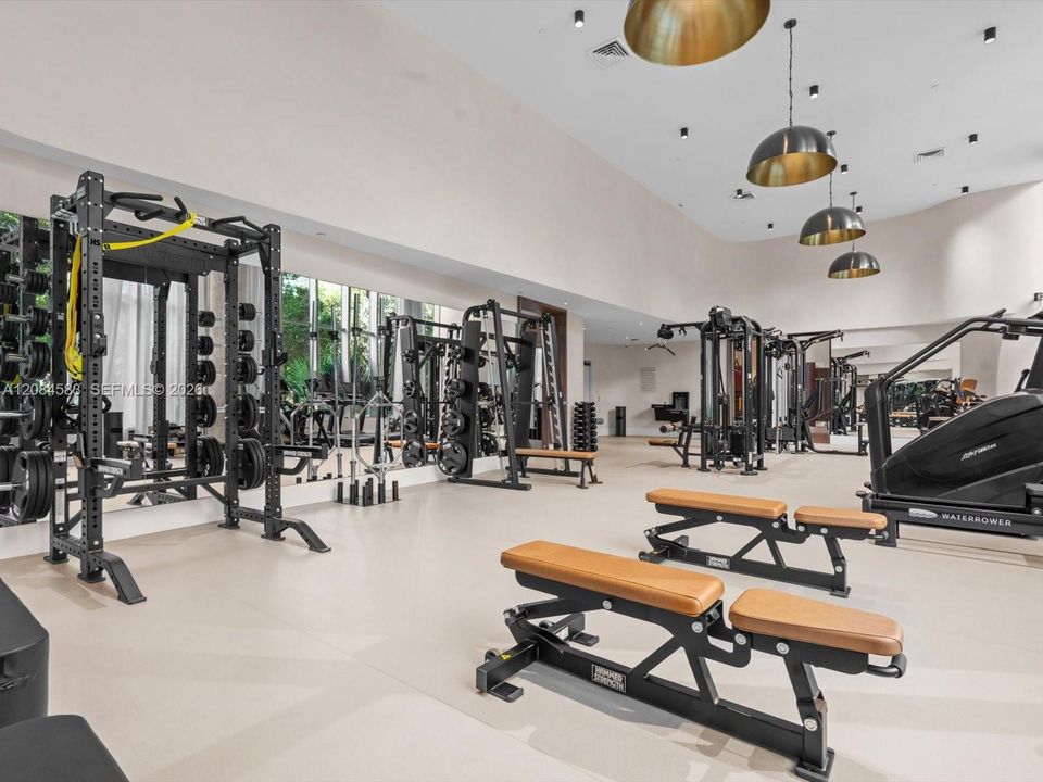 State-of-the-art fitness center
