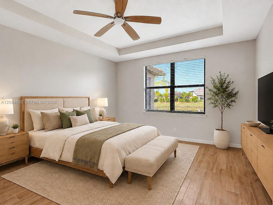 Master Bedroom with visual