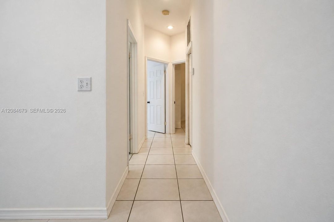 Hallway to Bedrooms #2, #3
