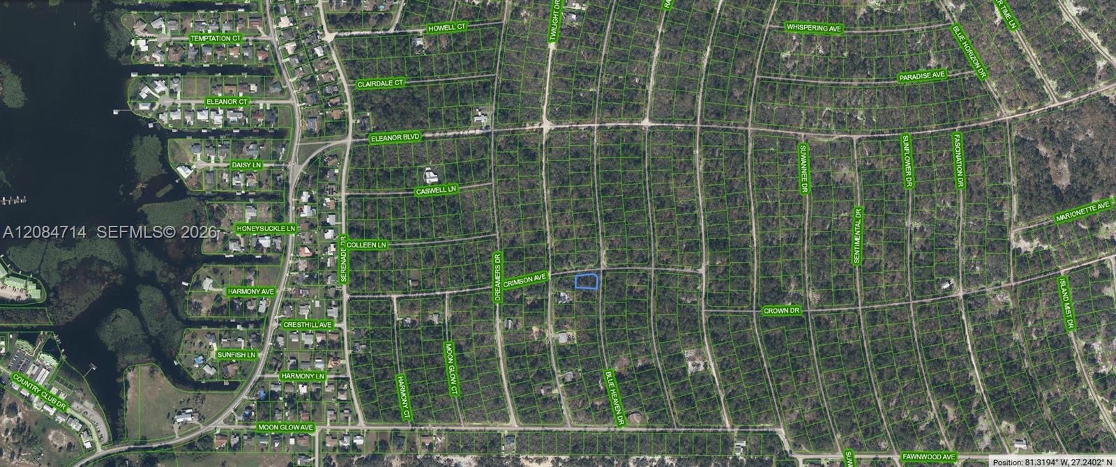 На продажу: $10,900 (0.22 acres)