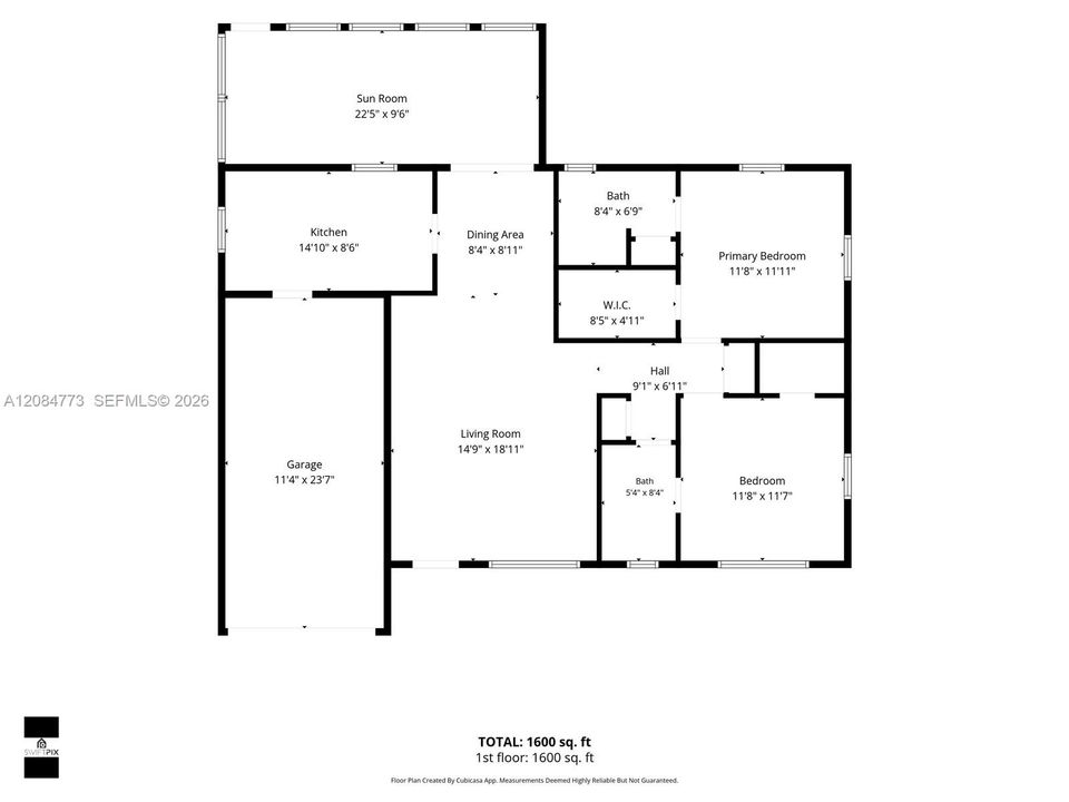 На продажу: $325,000 (2 спален, 2 ванн, 1077 Квадратных фут)
