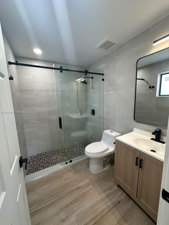 Attached bathroom to the master bed