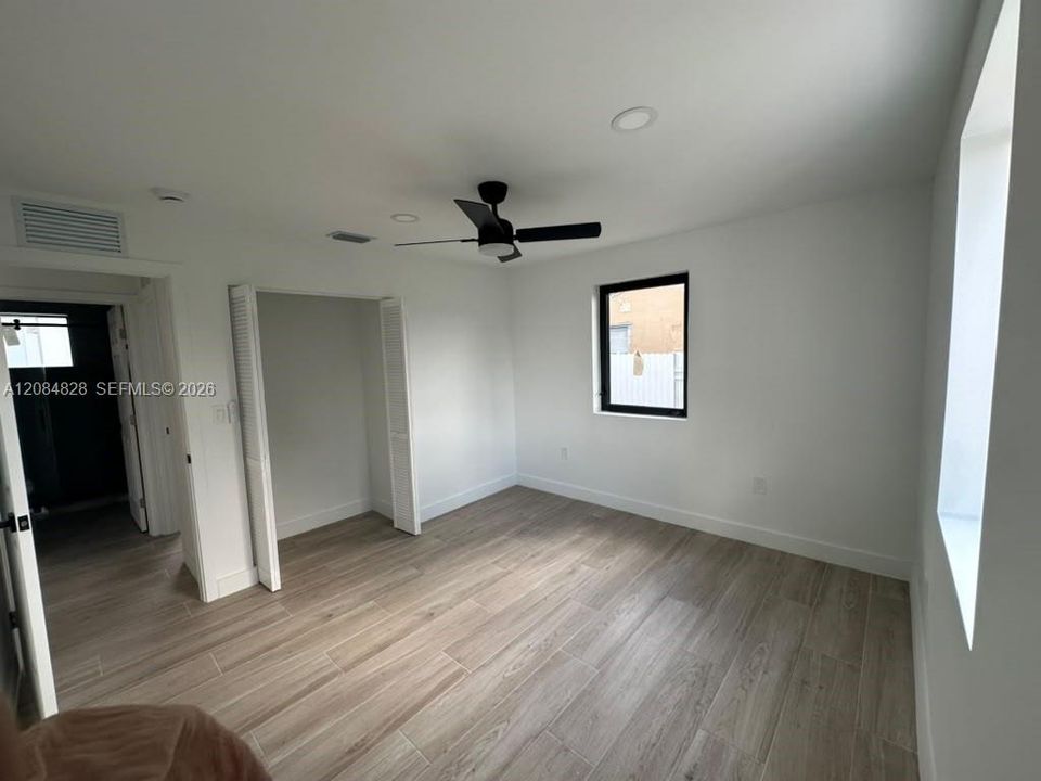 Bedroom 2 with closet space