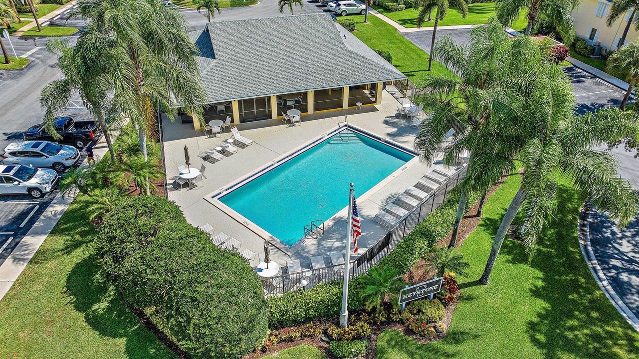 Aerial of Pool