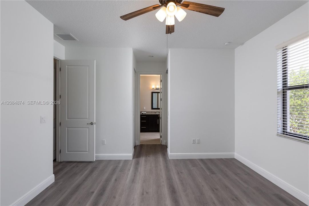 Main Bedroom with Double Walking Closets