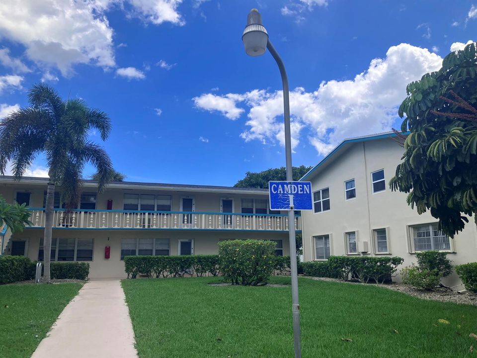 Front of building