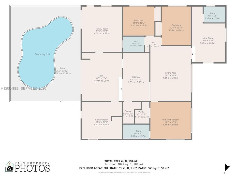 For Sale: $799,000 (3 beds, 3 baths, 2025 Square Feet)