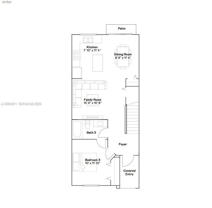 For Rent: $2,600 (3 beds, 3 baths, 1300 Square Feet)