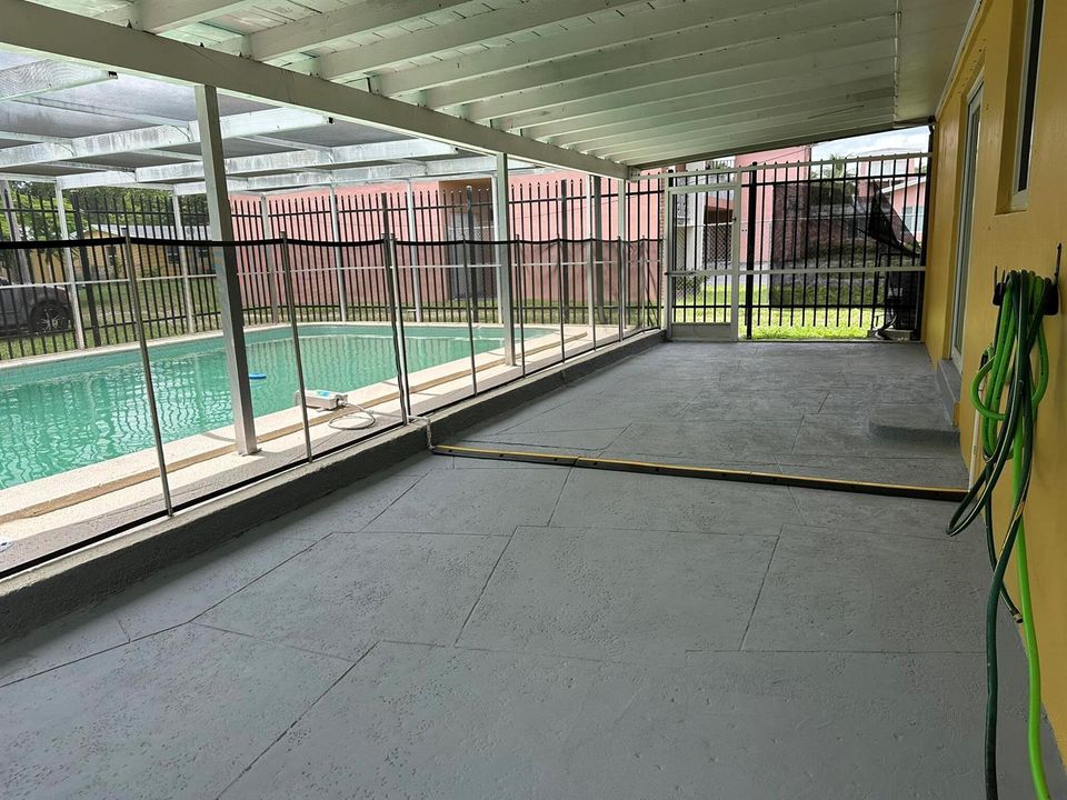 Patio pool area 1