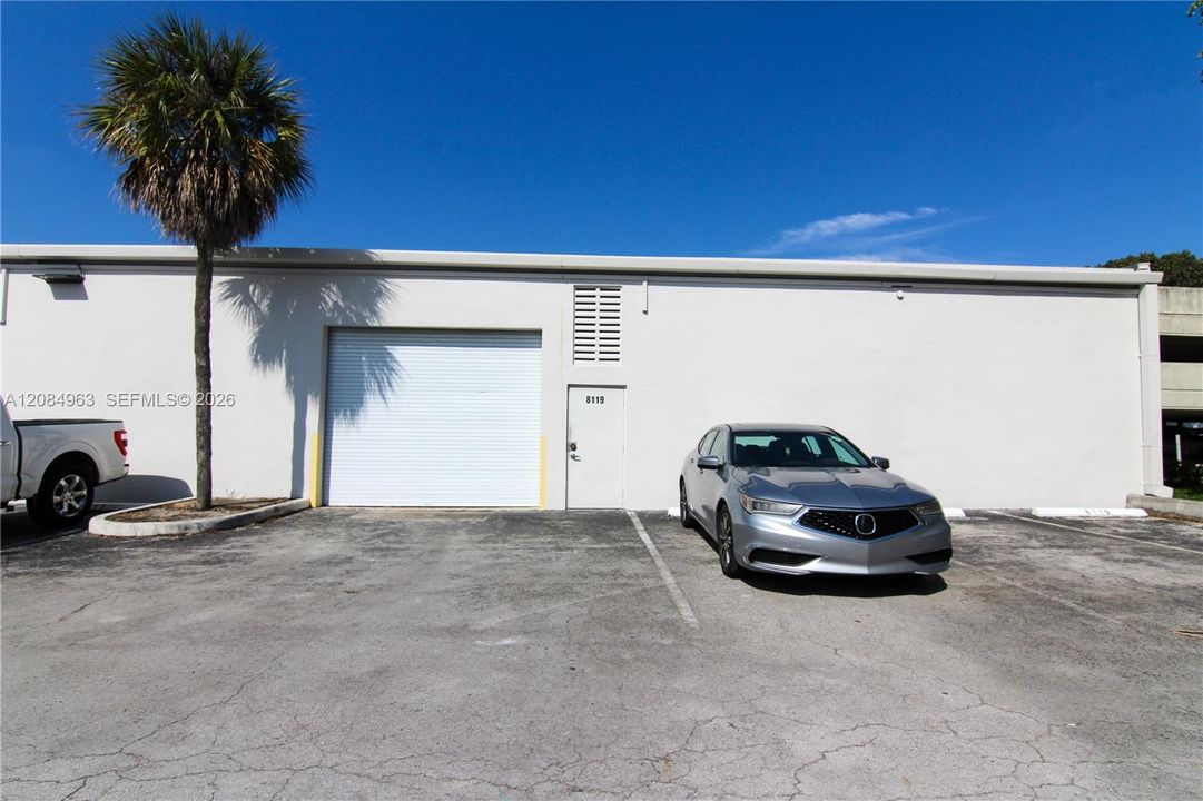 Rear loading street level door
