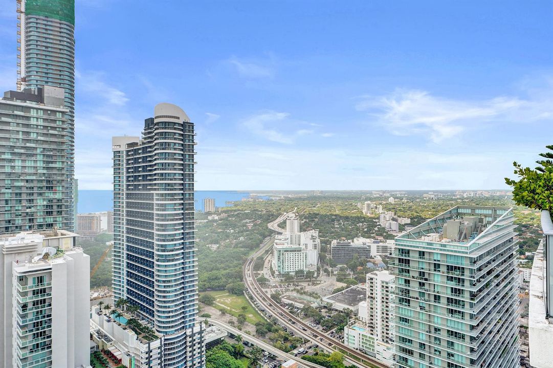 Aerial view city