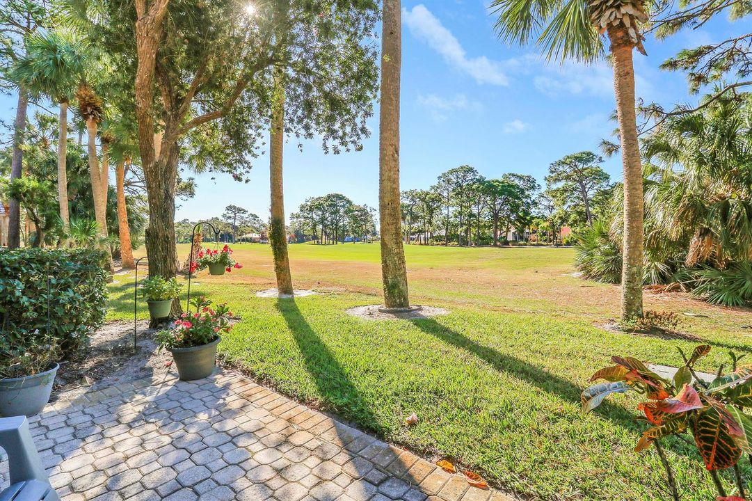 Open Patio w/ views of Golf Course