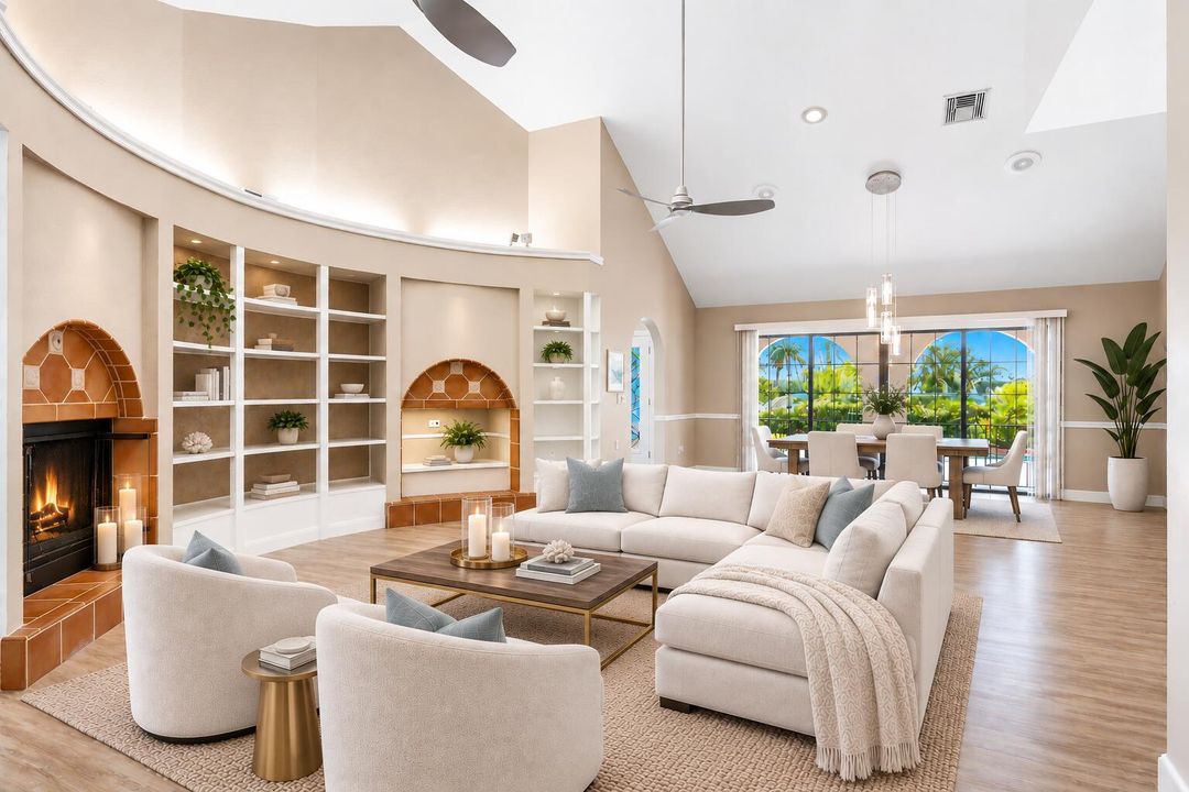 STAGED family room