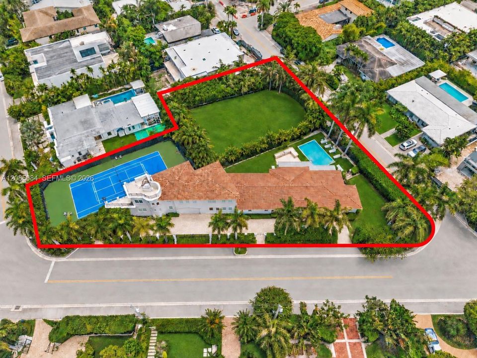 Corner-to-corner estate.