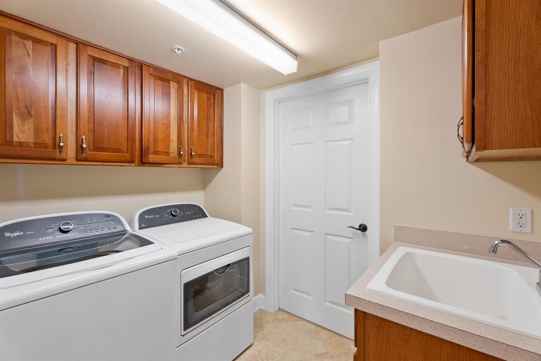 In unit laundry room