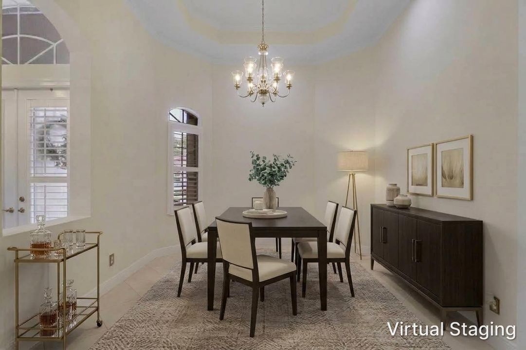 Dining Room - Virtually Staged