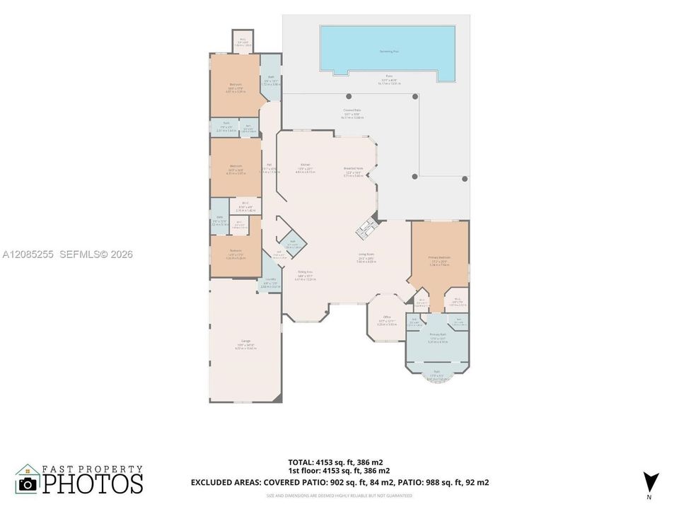For Sale: $2,485,000 (5 beds, 4 baths, 4153 Square Feet)