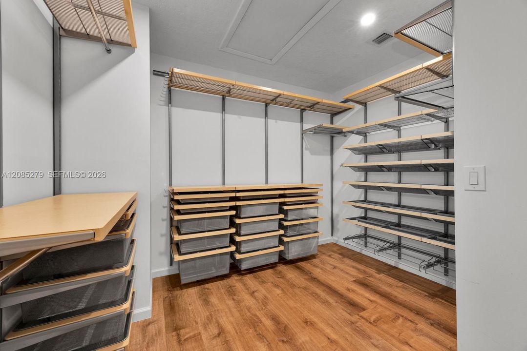 Primary bedroom closet