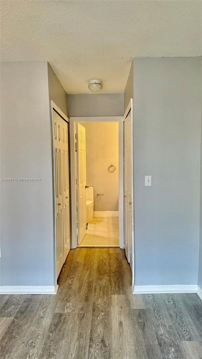 From Primary  Bedroom primary with dual closets and primary bathroom.