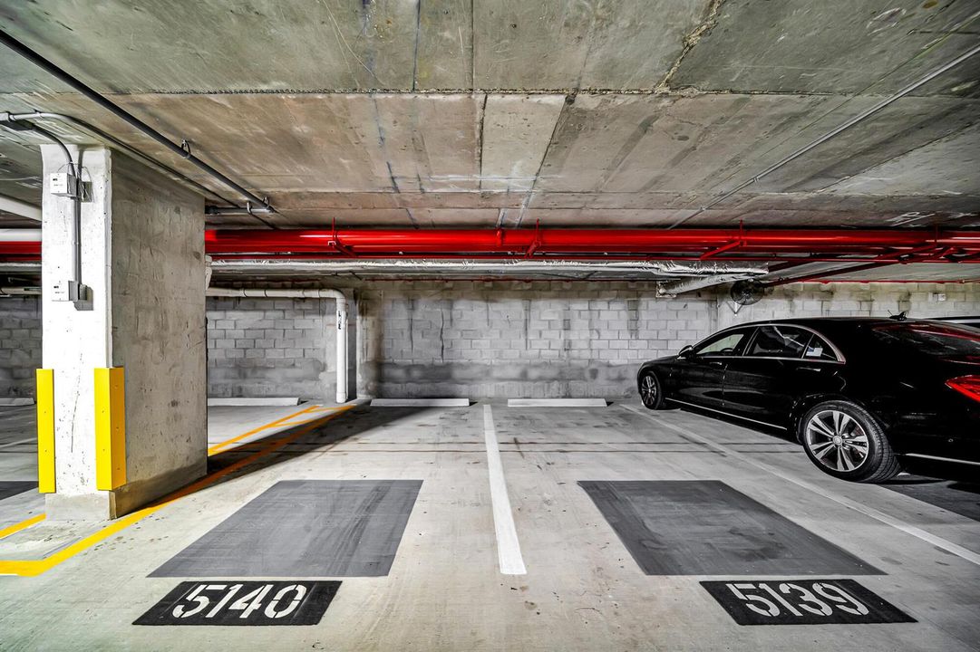 parking spaces