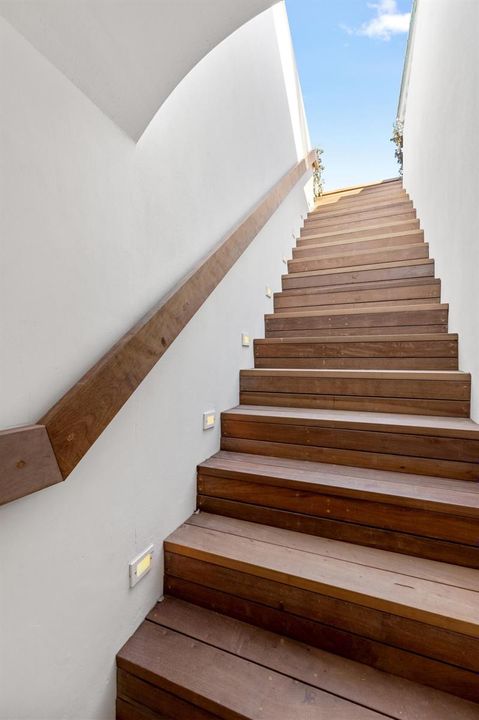 Private Beach Tunnel Stairs