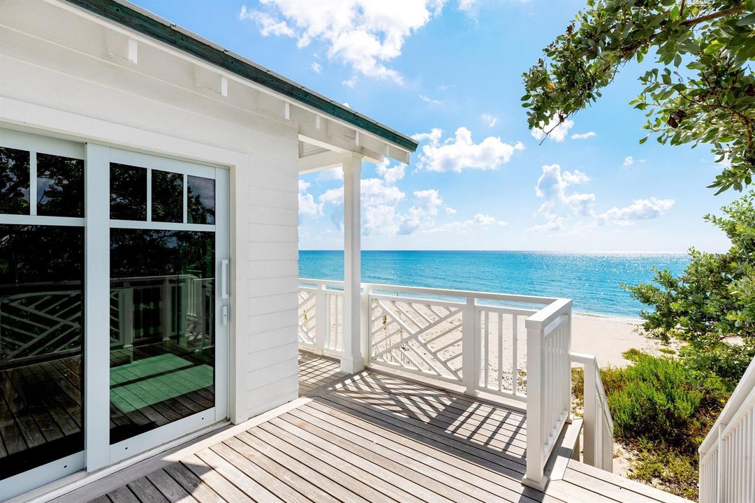 Beach Cabana Entrance