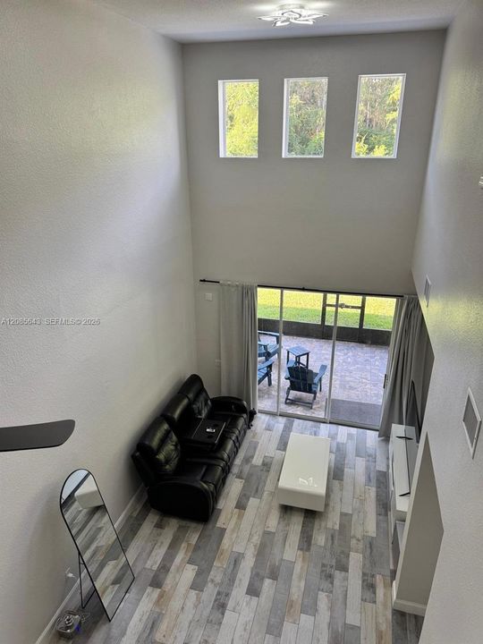 Living Room Aerial View