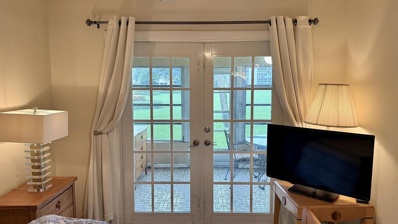 2nd BR with French Doors