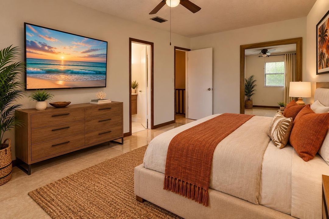 Master Bedroom Virtually Staged