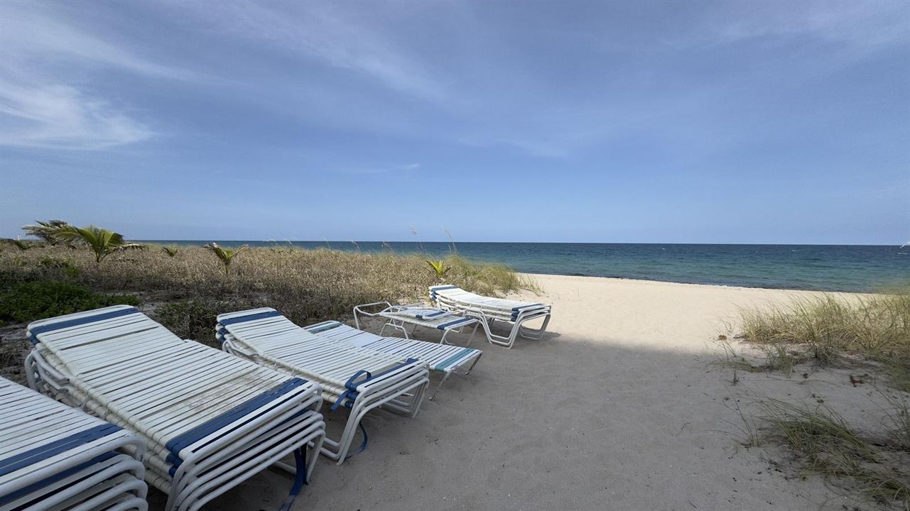 Ocean Access and Building Lounge Chairs