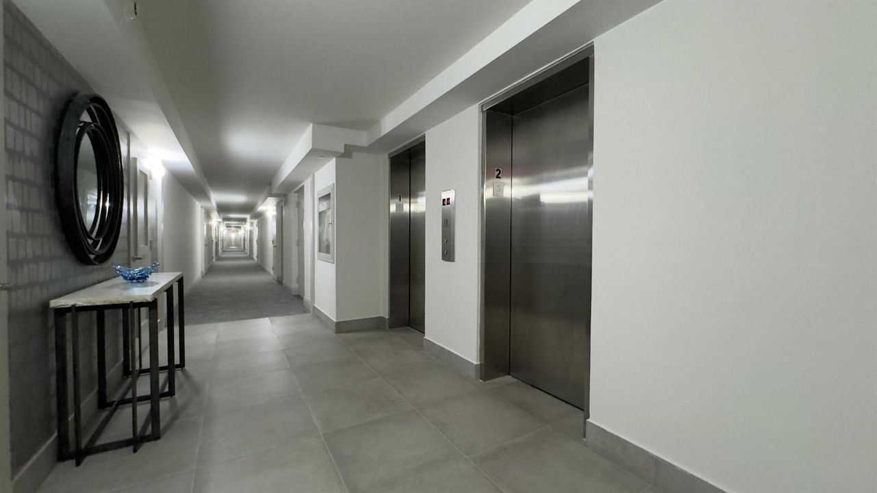 Elevator and Hallways