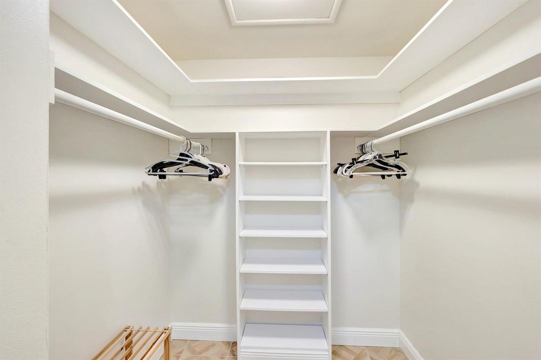 "Hers" Master Closet