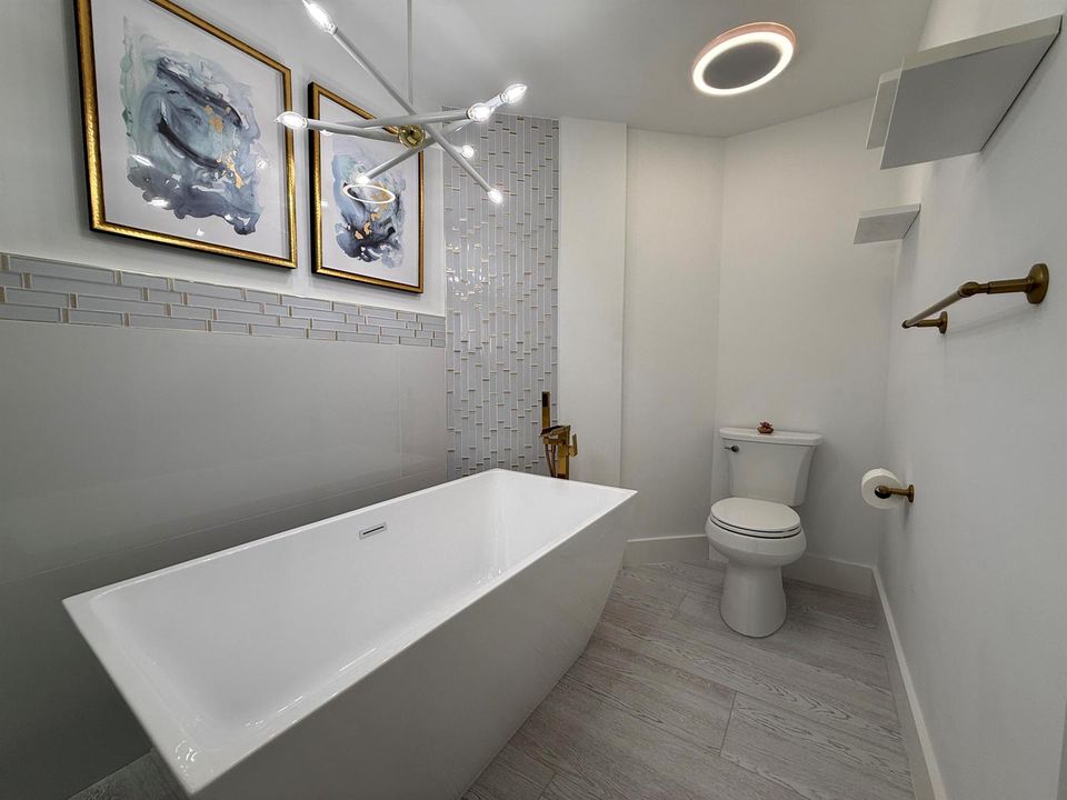 Master Tub & Toilet