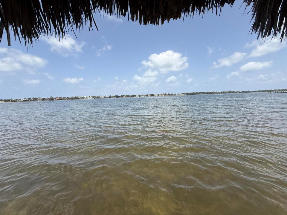 Community Tiki Hut Dock East View