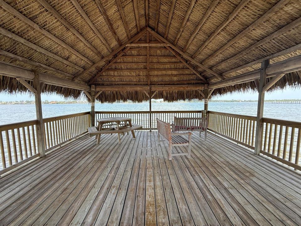 Community Tiki Hut Dock