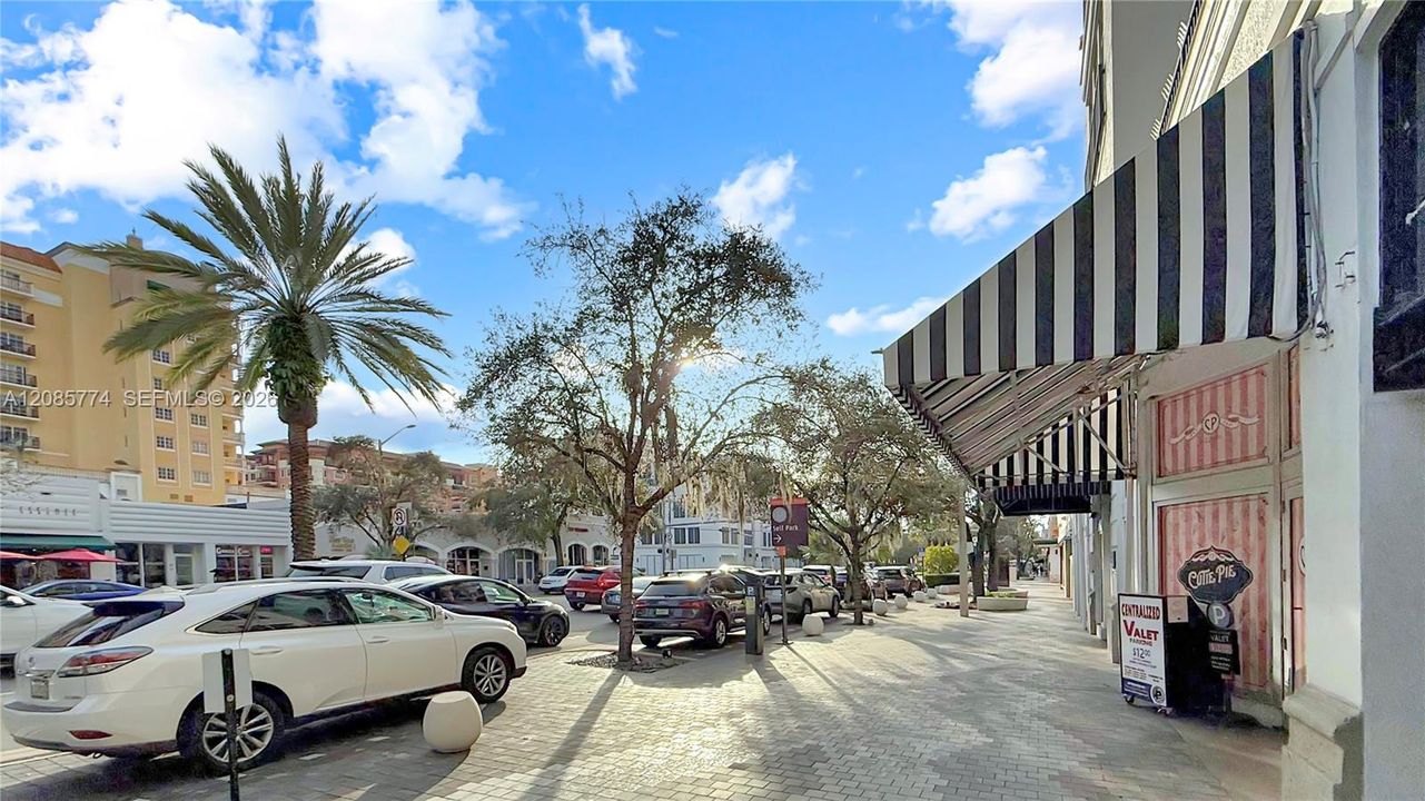 Miracle Mile, the heart of Coral Gables. Just a 5-minutes drive from the property.